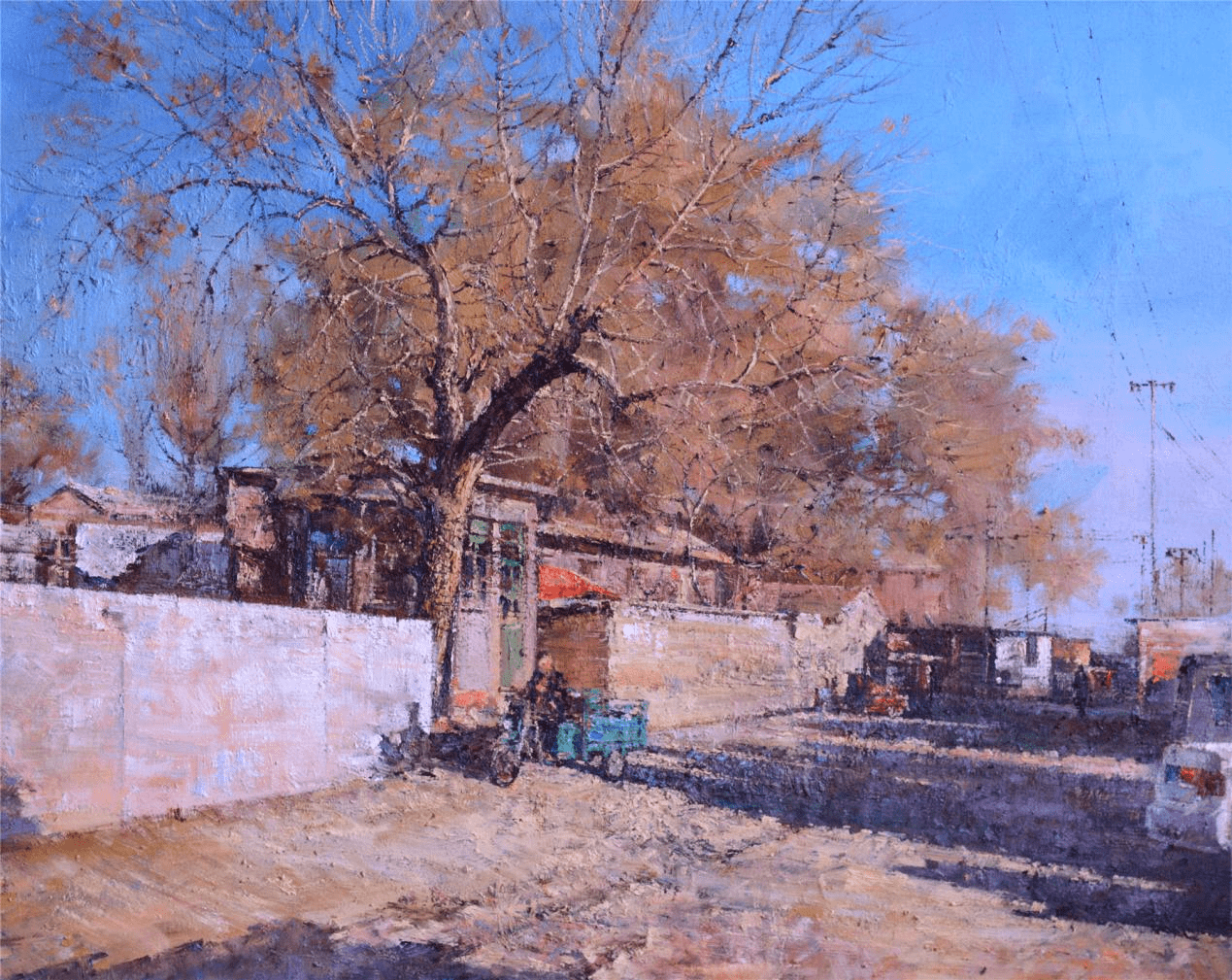 2023中国油画家新春大拜年——齐宝成风景写生作品赏析_天津_艺术