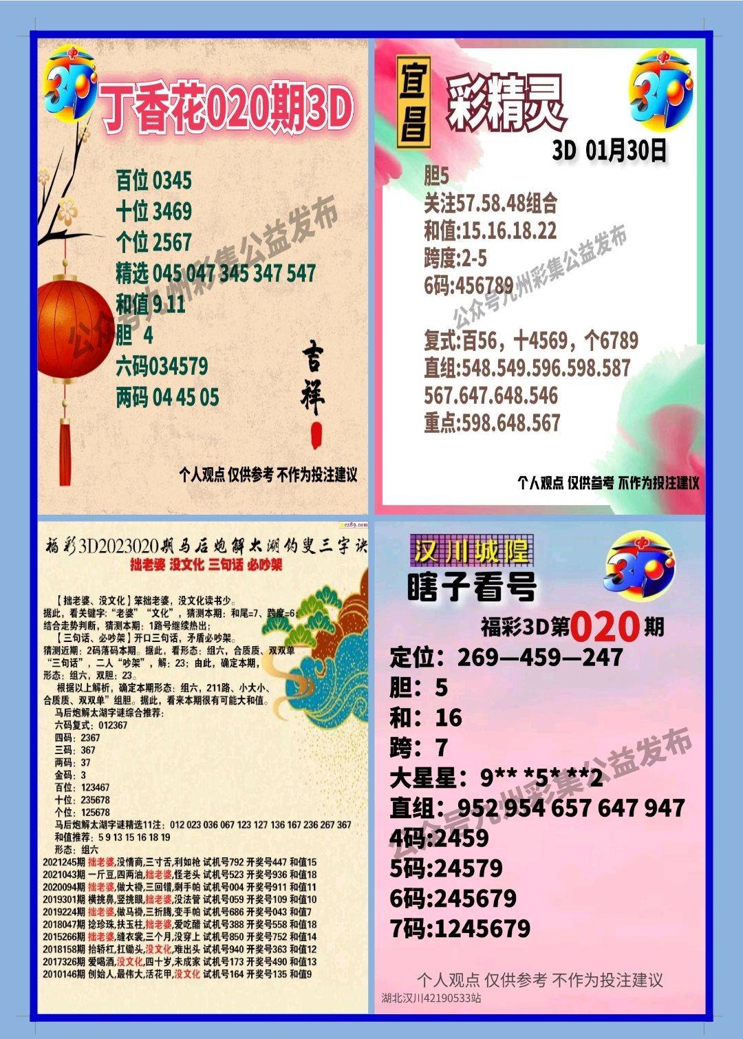 20期快乐8及3d资料汇总