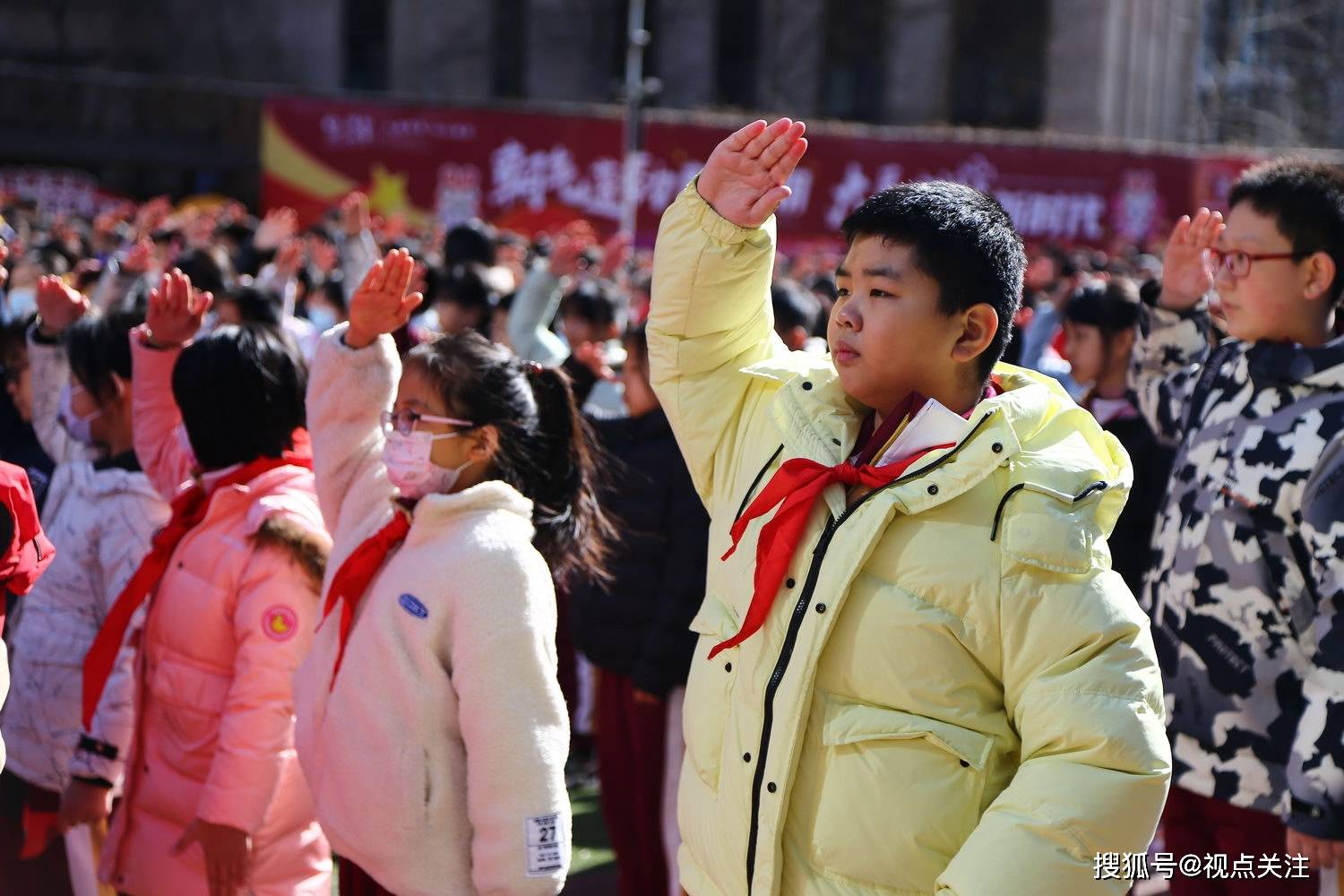 万全小学举行2022-2023学年度第二学期开学典礼_劳动_美少年_班级