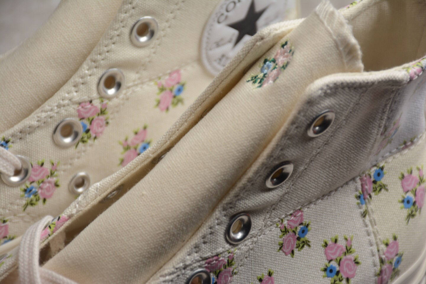 匡威 converse 1970s 刺绣满印小碎花帆布鞋