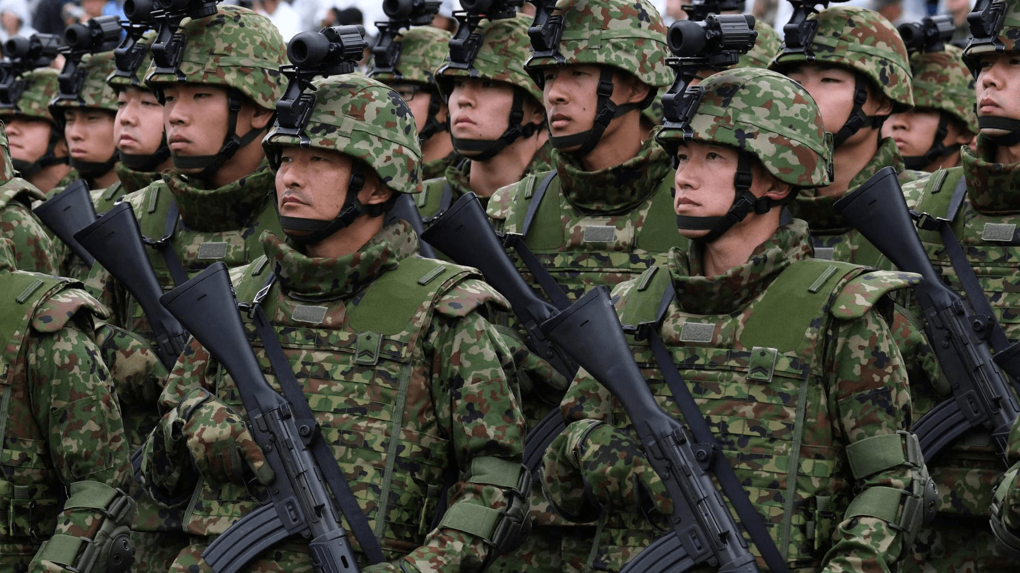 日本自卫队士兵图片
