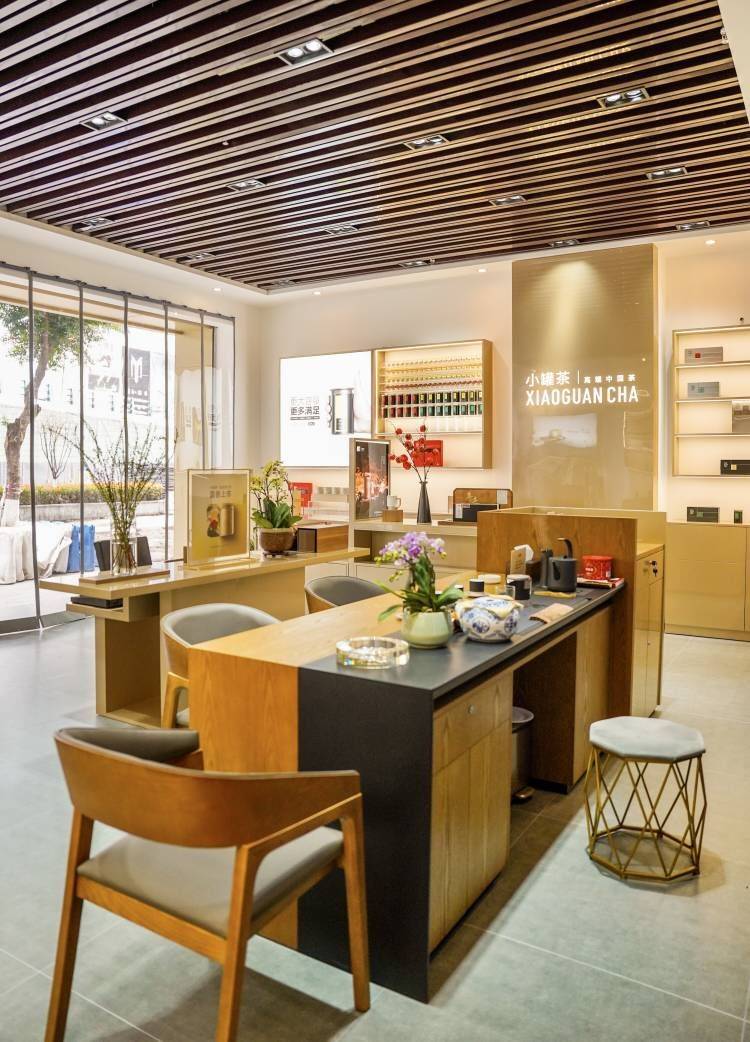 重庆工装翻新 | 30天小喜完工128平小罐茶店铺_关键才_装修_装饰
