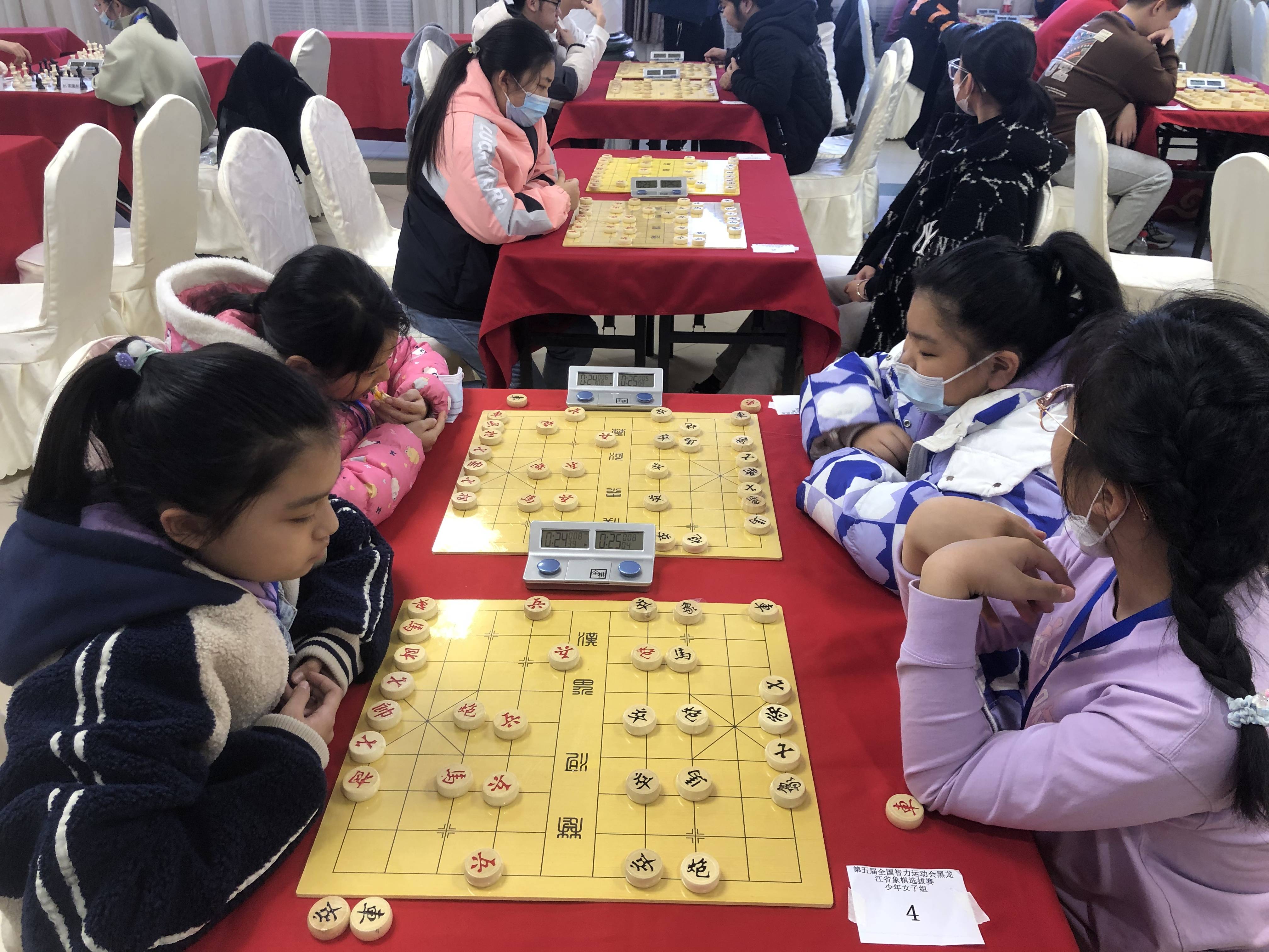 全国智运会黑龙江省选拔赛结束三项比赛 39人入围_少年男_白梓畅_象棋