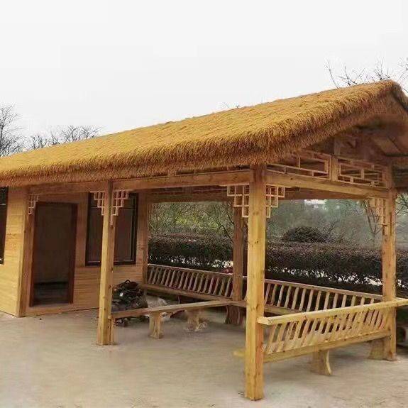 新时代的屋顶装饰:仿真茅草塑料假草的创新设计_材料_建筑_外观