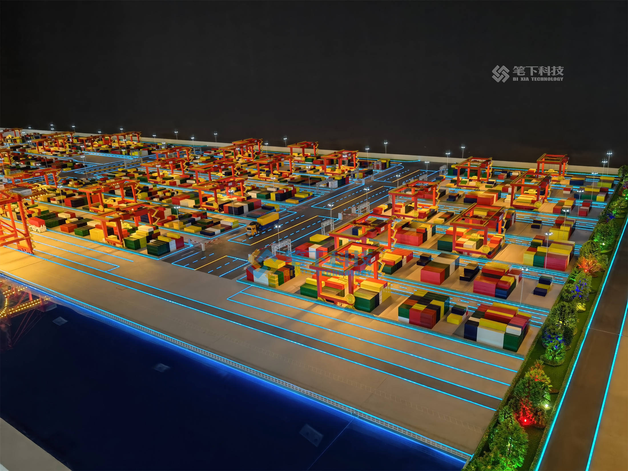 智慧物流沙盘模型_信息_场景_相关