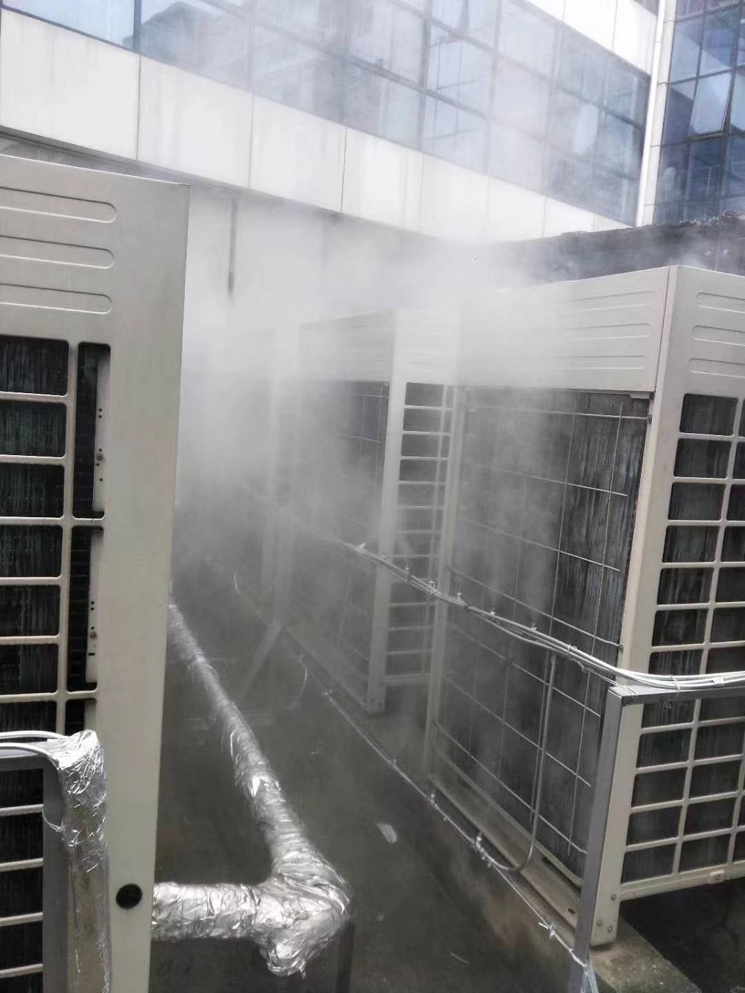 空调外机喷雾降温设备装置-广州华都伟创环保技术有限公司_系统_空气