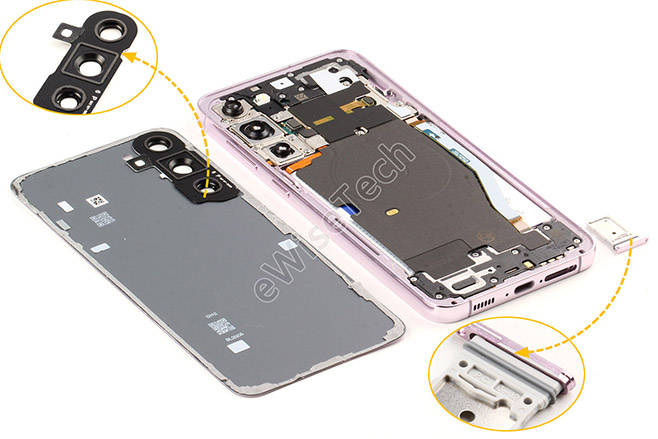 e拆解:深入了解三星 galaxy s23 _主板_扬声器_硅胶