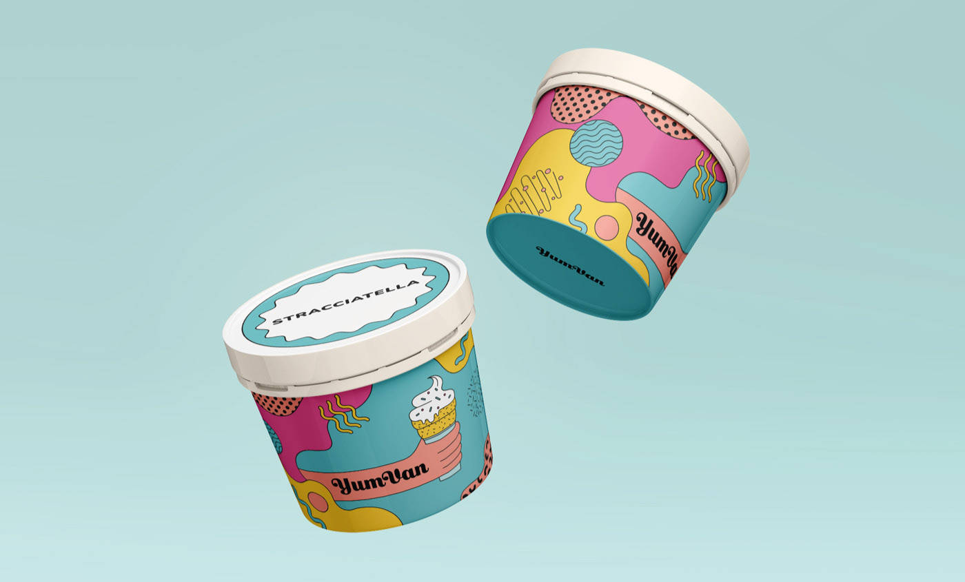 冰淇淋包装设计|立夏,享受视觉和味觉的双重盛宴_产品_via_消费者