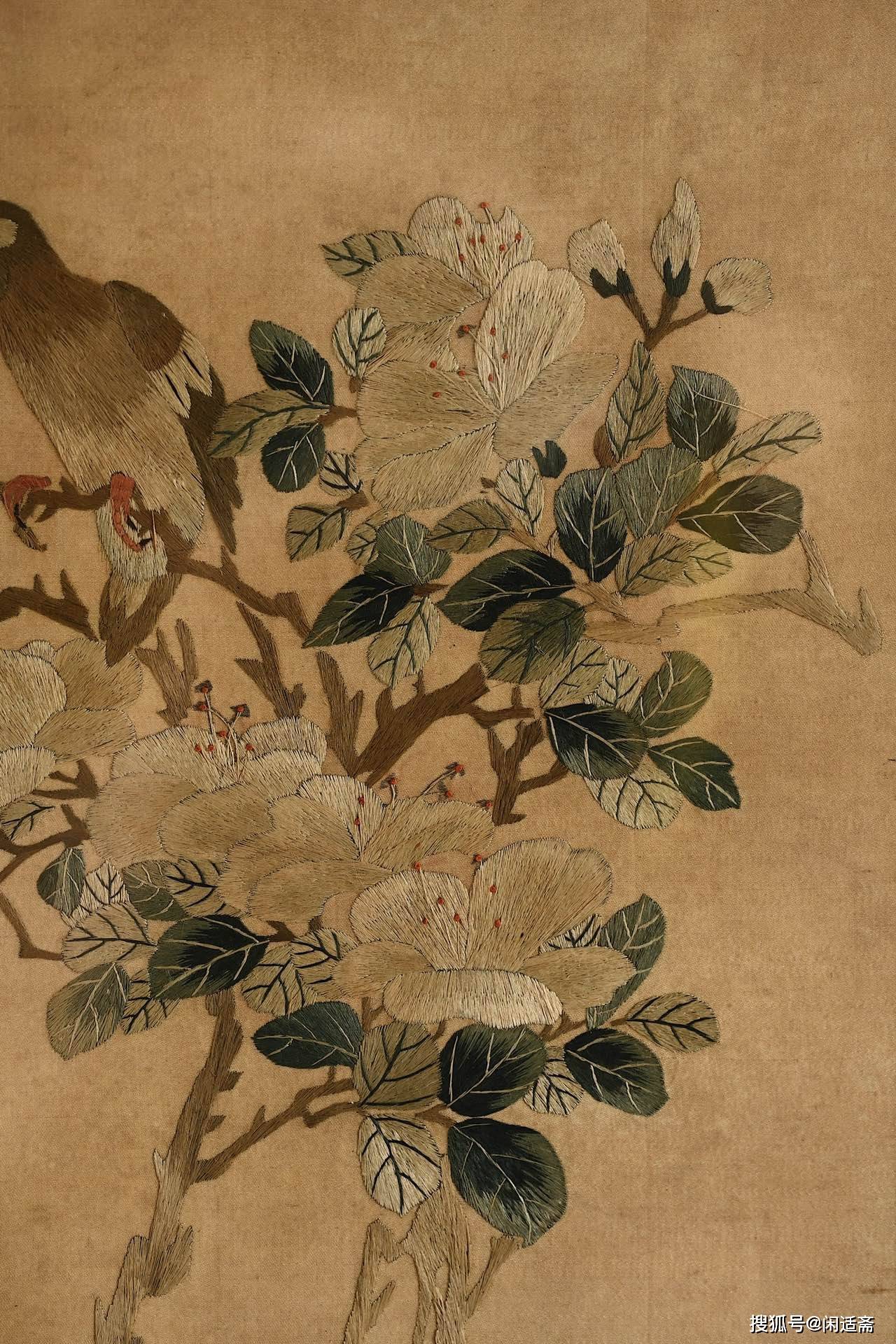 雅室清居,春意满园,苏绣挂屏_刺绣_画面_作品