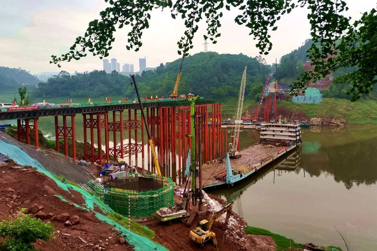 重庆:渝万高铁忠县段建设如火如荼_隧道_工程_施工