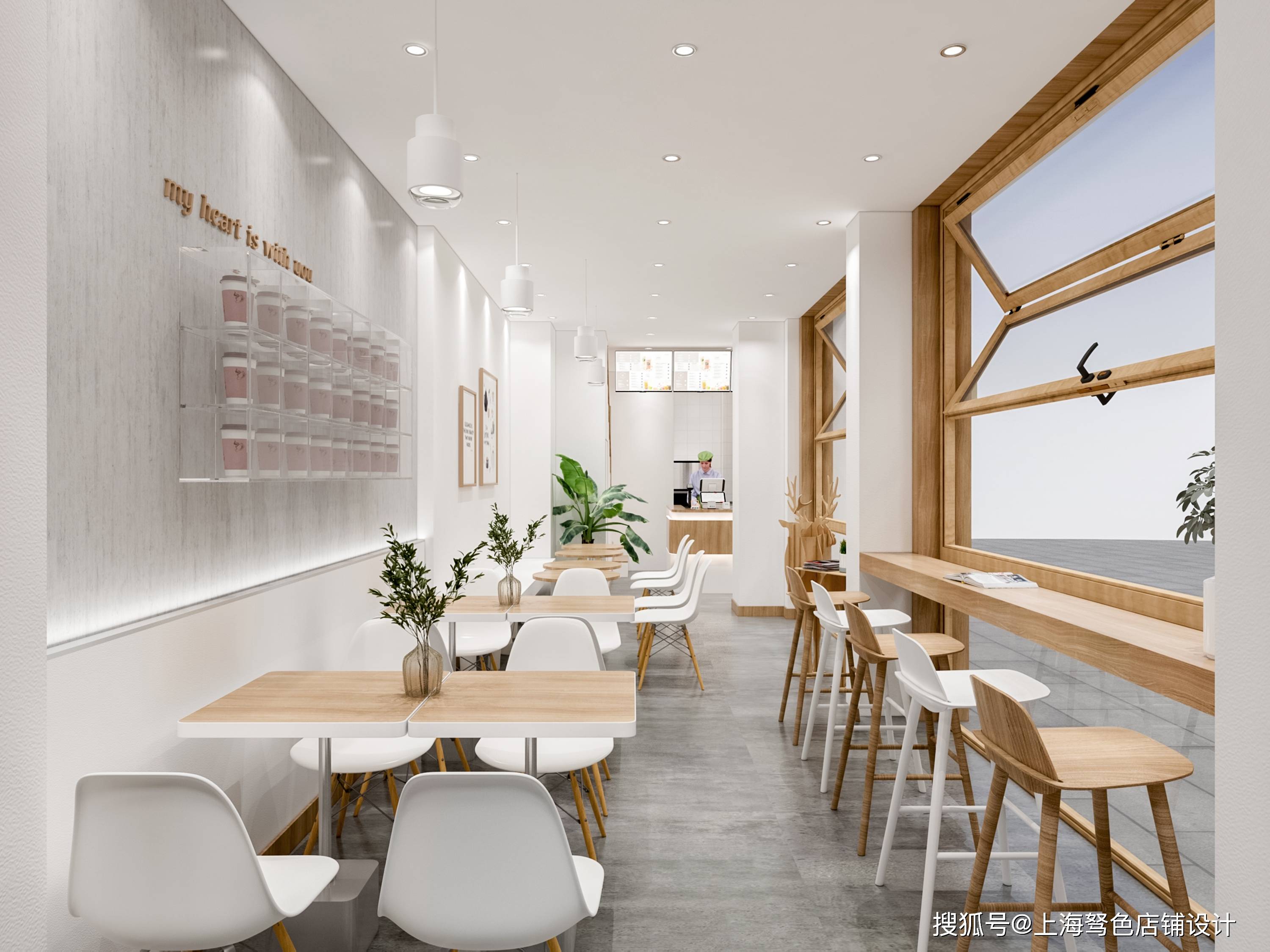 怎样用日系原木设计店面?_餐饮_餐厅_复合