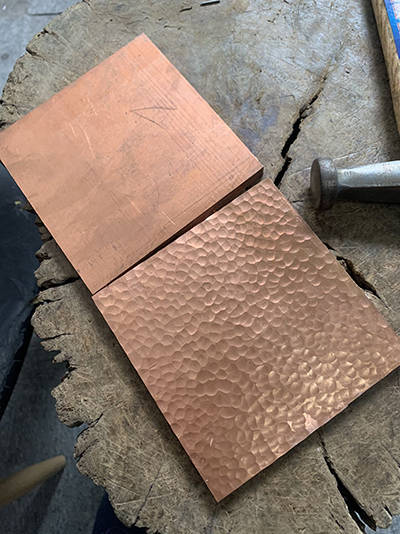 一张普通的铜板如何变成一件高级的铜烟罩?_焊接_处理_进行