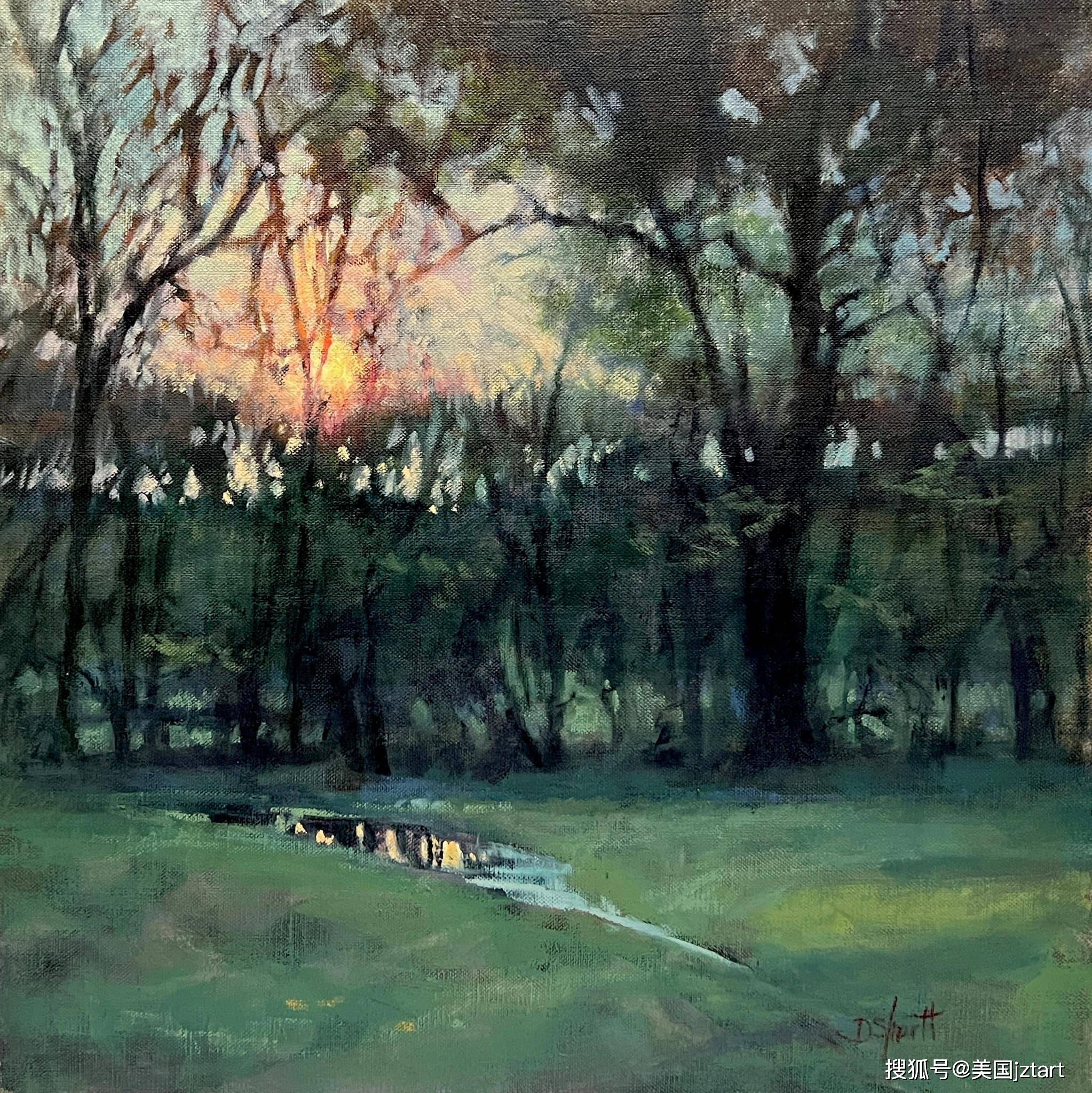 户外写生绘画系列(七)/当代画家唐娜·肖特 (dshortt)_光线_作品_画作