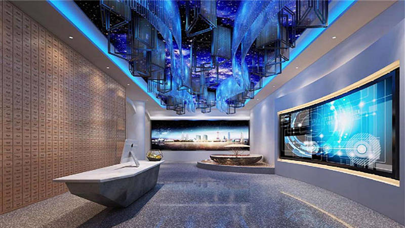 展厅展馆中的led显示屏深受大家的喜爱_展览_企业_间距