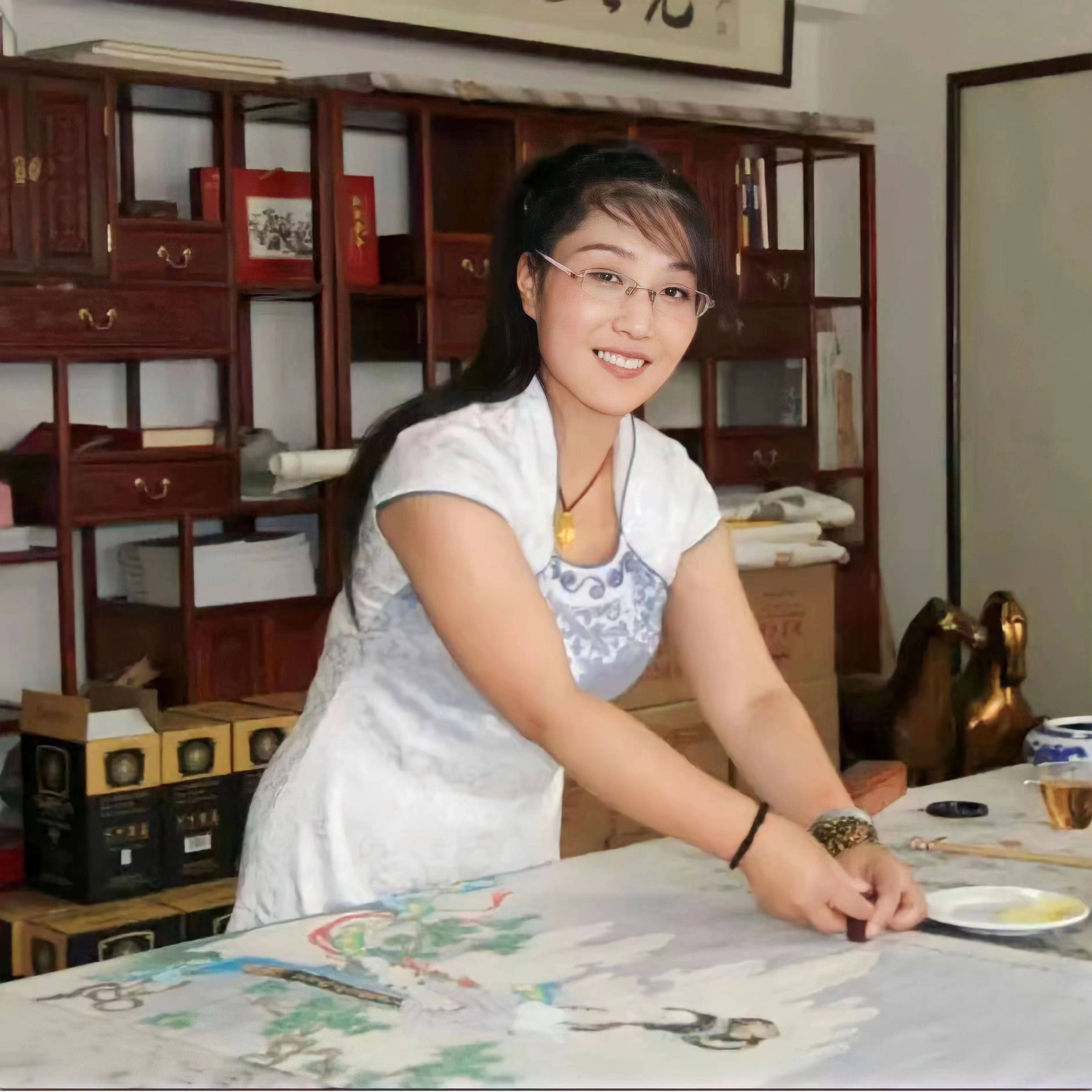 传统工笔实力派画家及丽霞女士艺术作品欣赏_中国_人物_题材