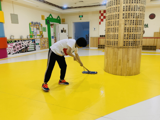 安康兴科城堡幼儿园 开学前卫生消杀及安全自查工作纪实_保障_角落