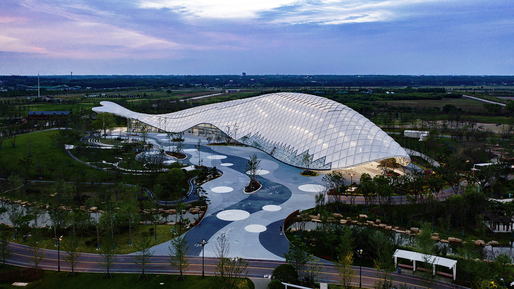 膜结构丨扬州世界园艺博览会国际馆