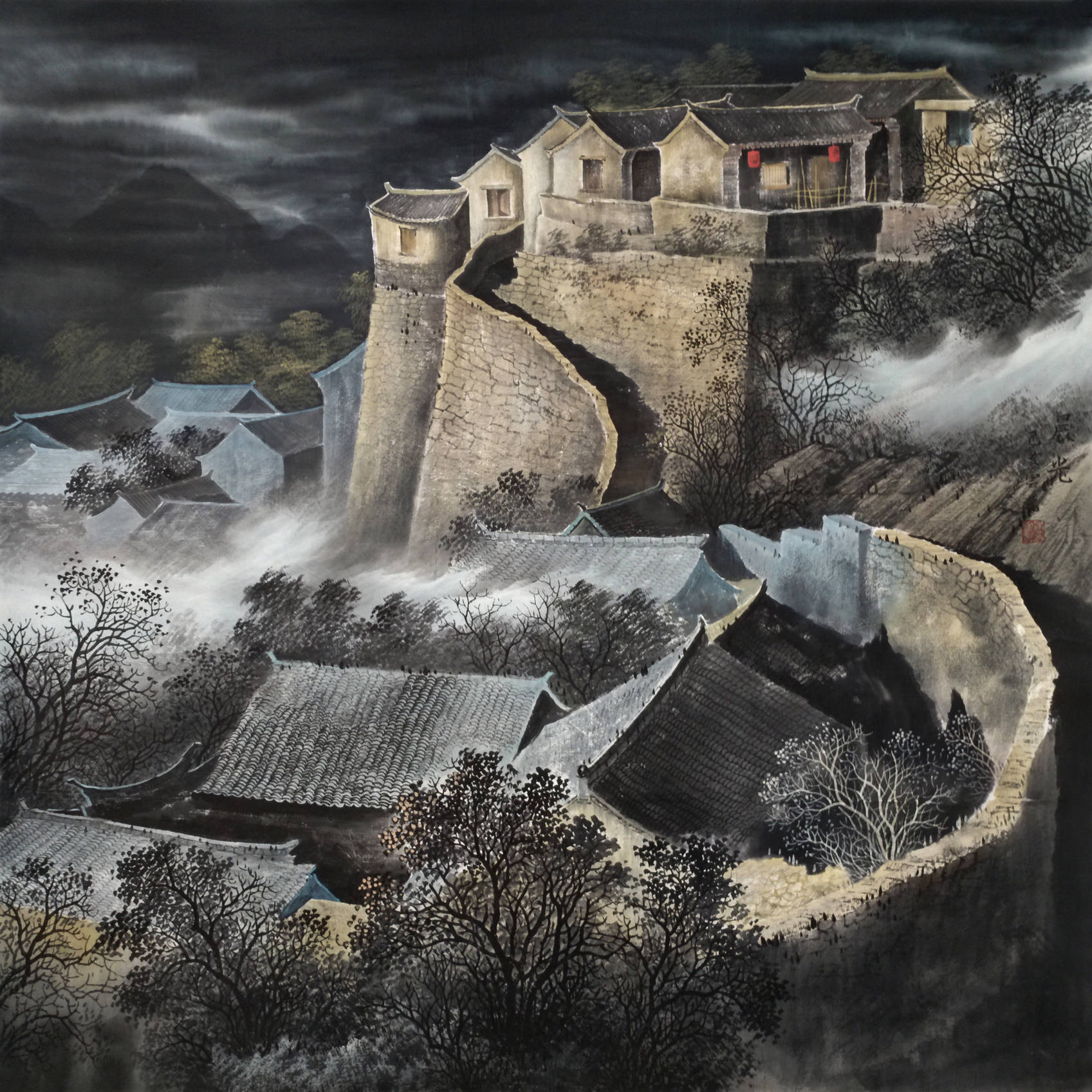青年画家——毕云龙山水画作品欣赏_北京_写实_绘画