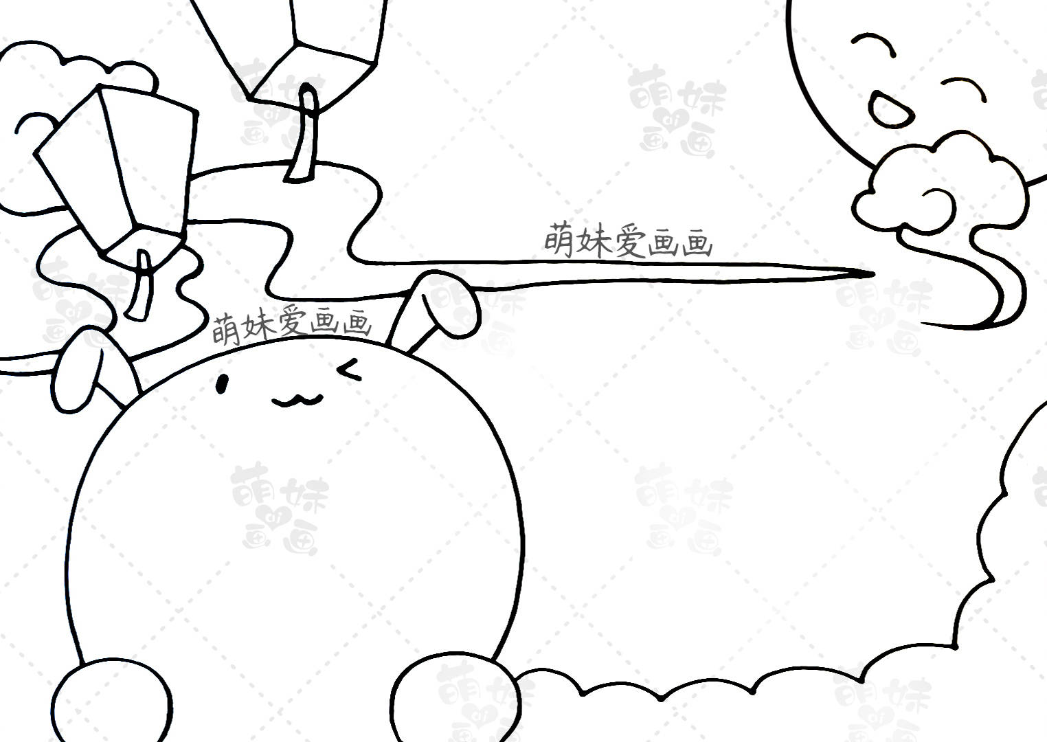 含文字内容的2023中秋节手抄报及主题画合集，简单又漂亮