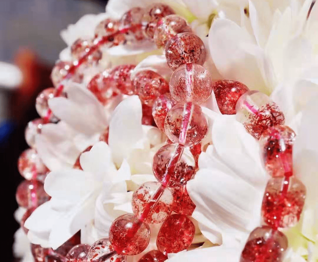 金草莓晶太贵了，来看看金草莓晶手串的功效与作用 -第5张图片-冰筹网