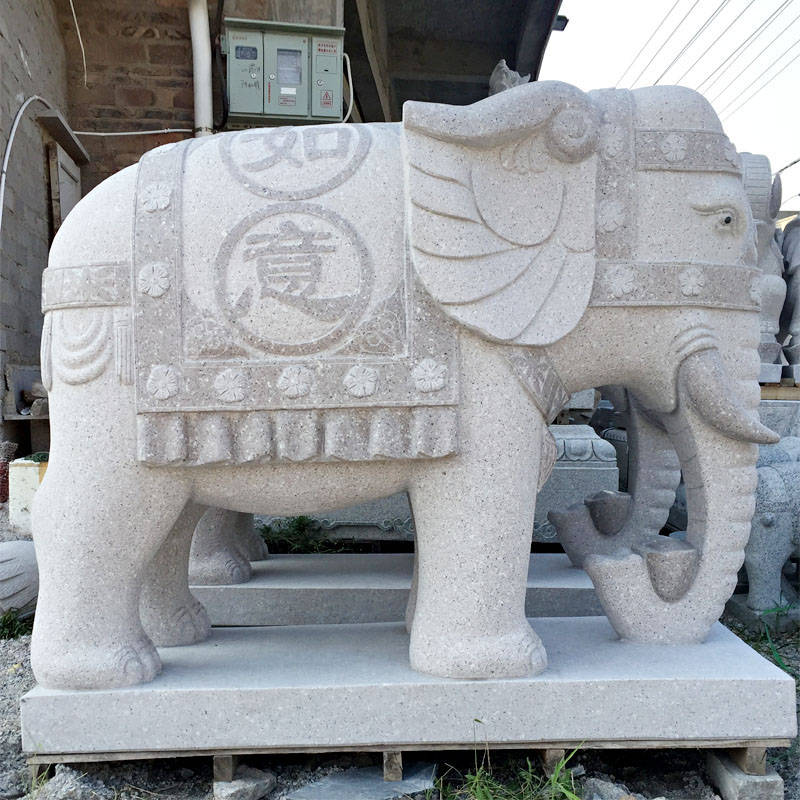 订购石雕大象送朋友会破财?是真的吗?_寓意_人们_造型