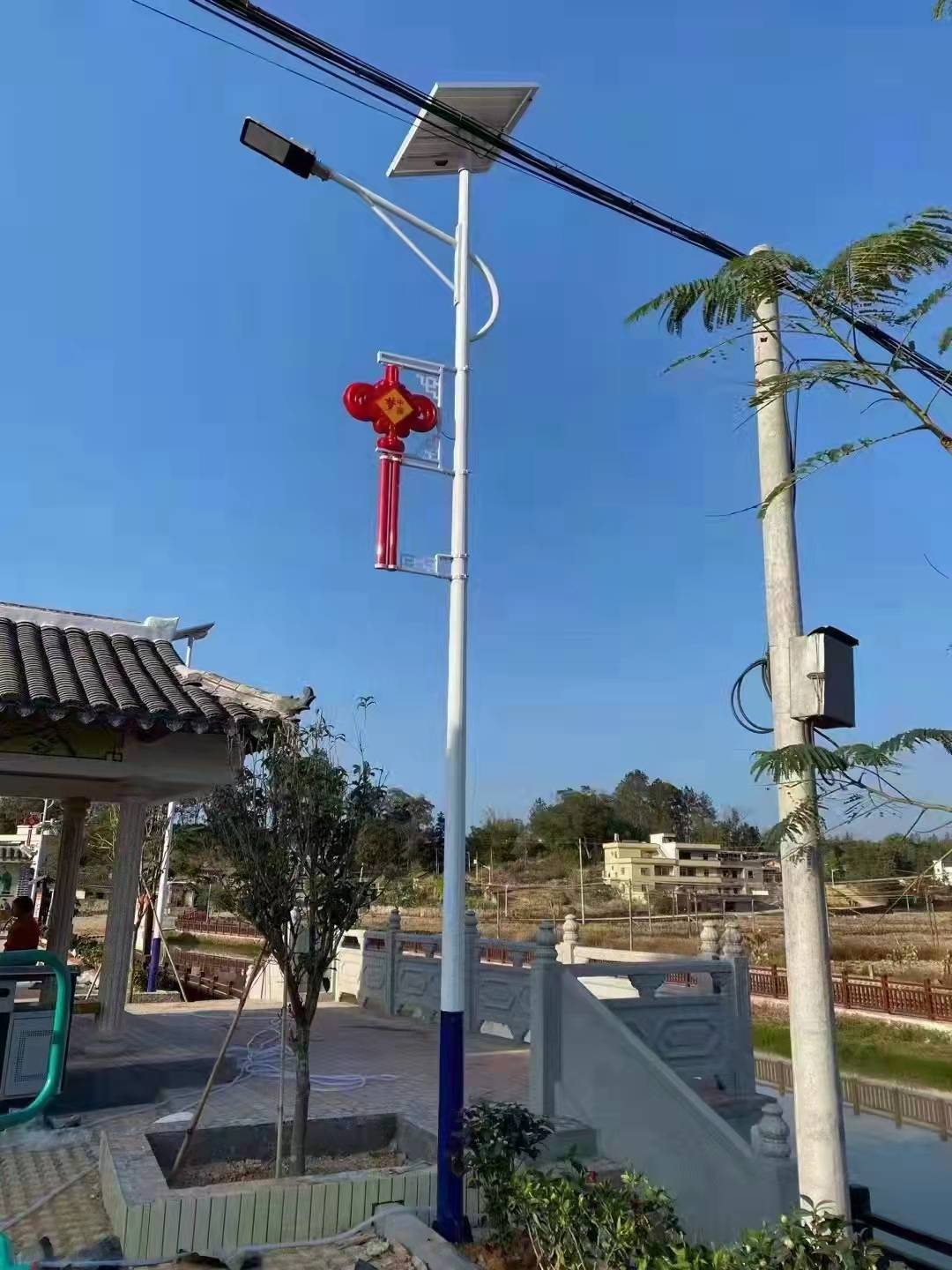福建中国结太阳能路灯工程案例_文化_的生产_人们