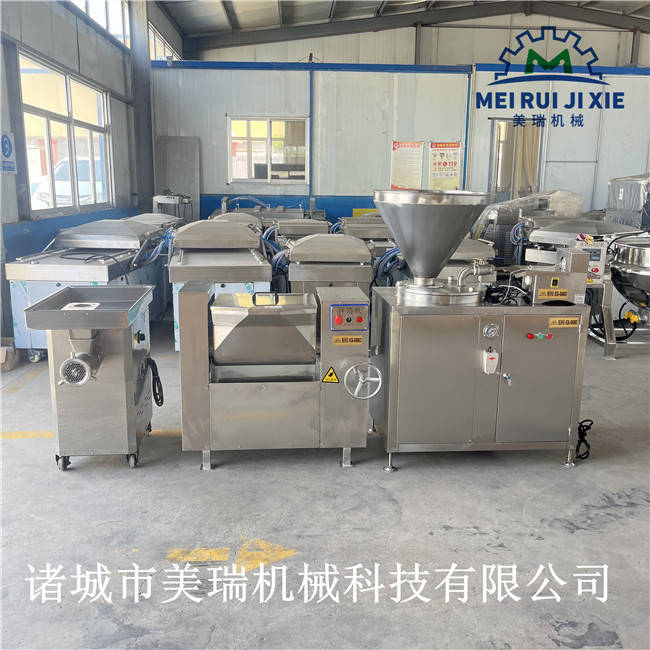 连续式灌肠生产线 小型火腿肠灌肠打卡机 香肠灌肠机全自动商用型