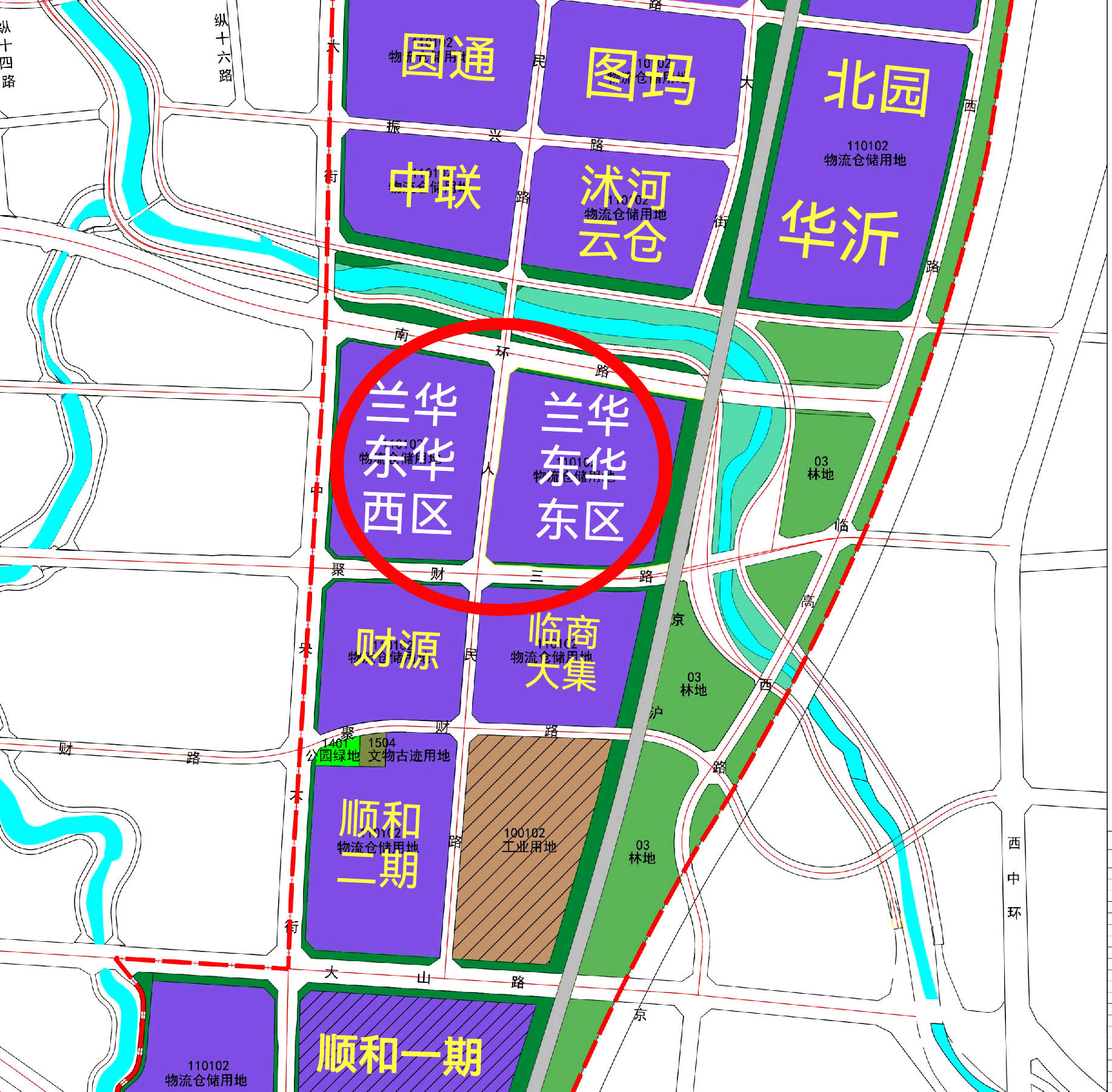 兰华营房新物流扬帆起航_核心_位置_片区