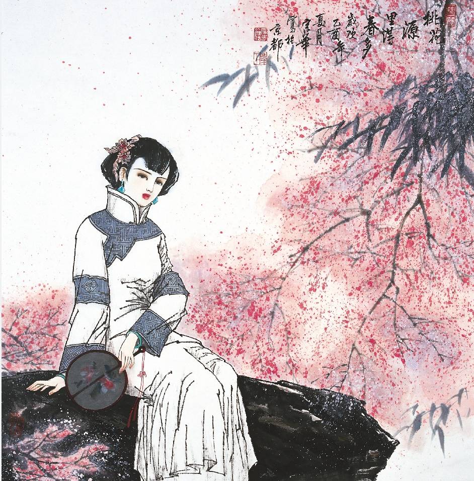 「中国当代书画名家」画家宗华作品赏析_艺术_人物_美术