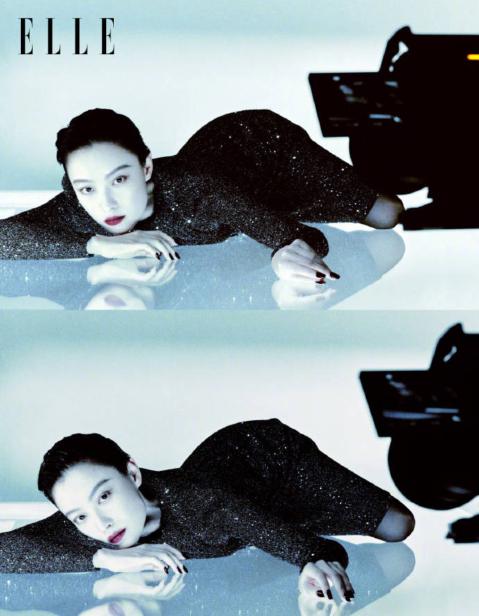 姿势销魂眼神勾人 高开叉裙臀线外露,倪妮最新大片性感到炸裂!