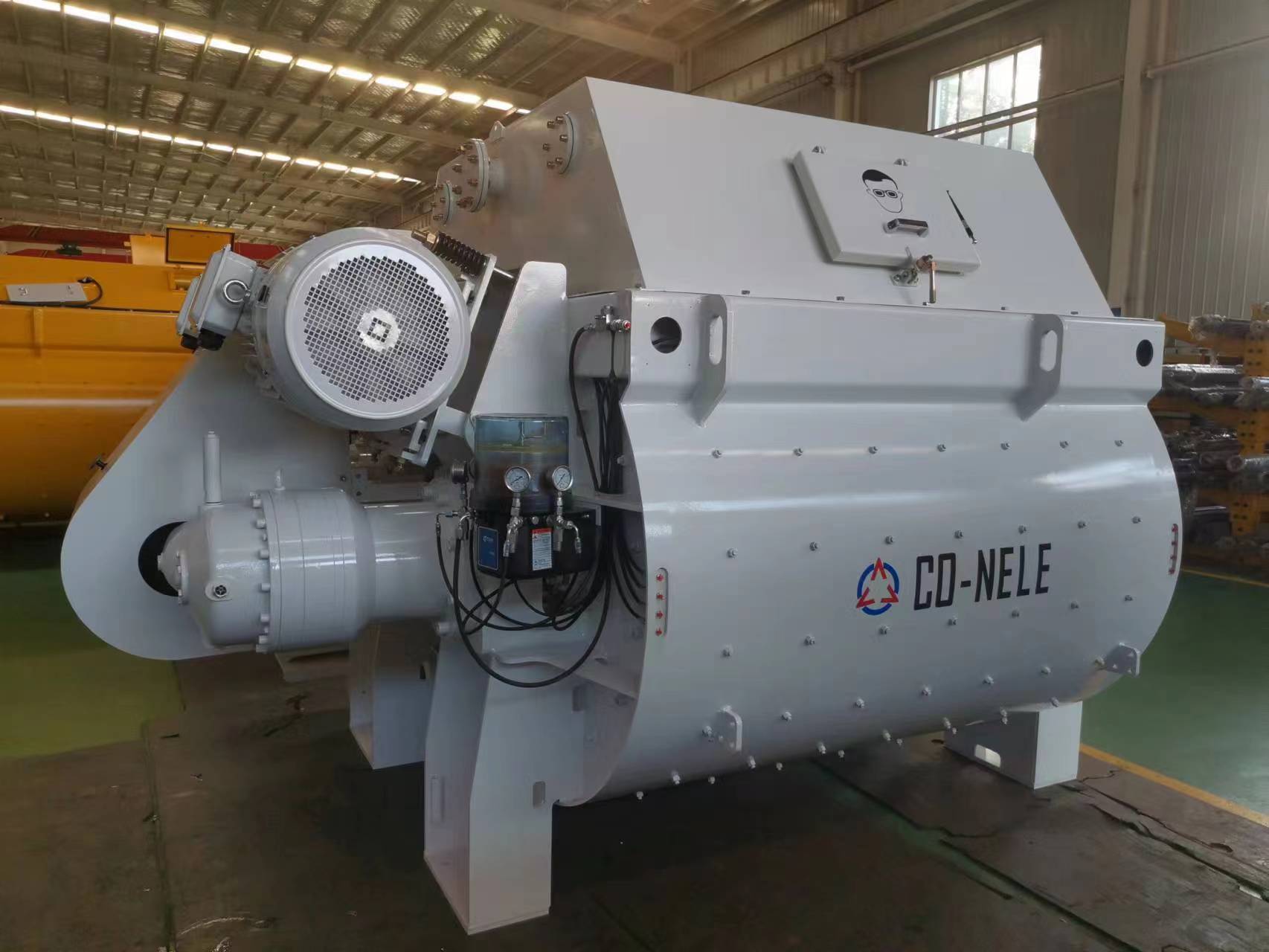 混凝土双卧轴搅拌机 混合匀质性高,和易性好!_设备_设计_效率