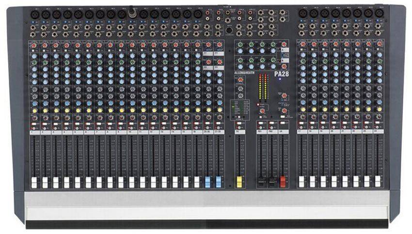 艾伦赫赛 allen&heath pa28 模拟调音台_控制_推子_输出