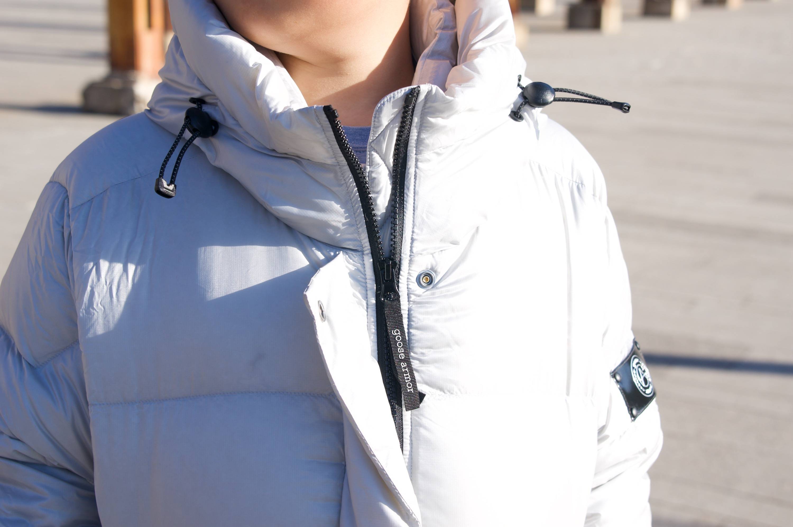 买保暖冬装选户外品牌更好:鹅铠甲儿童长款羽绒服分享_衣服_孩子_拉链