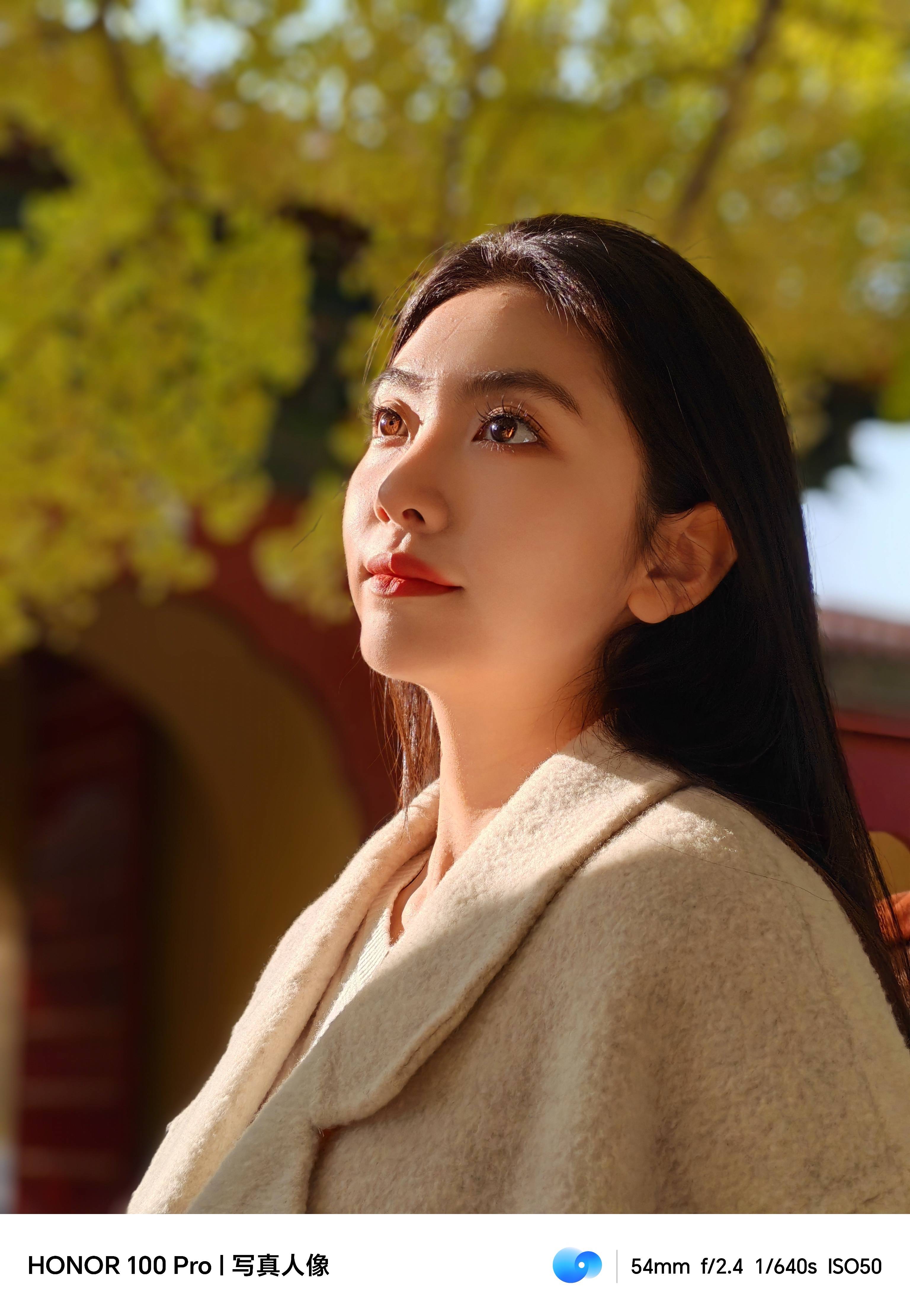 单反级写真相机加持 荣耀100 pro人像样张赏析_效果_镜头_视角