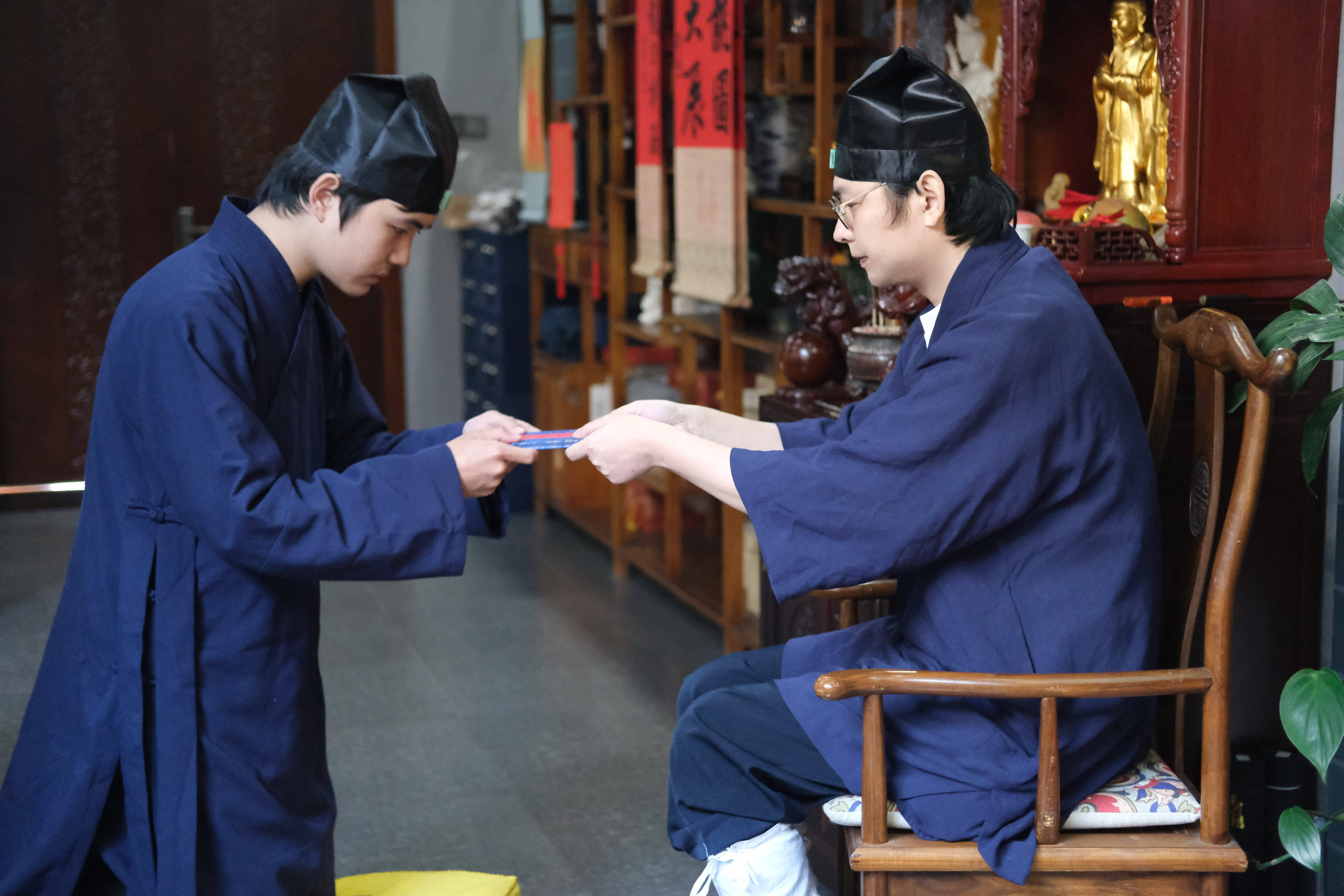 茅山上清派刘持泰道长收徒仪式圆满举行_弟子_道教_徒弟