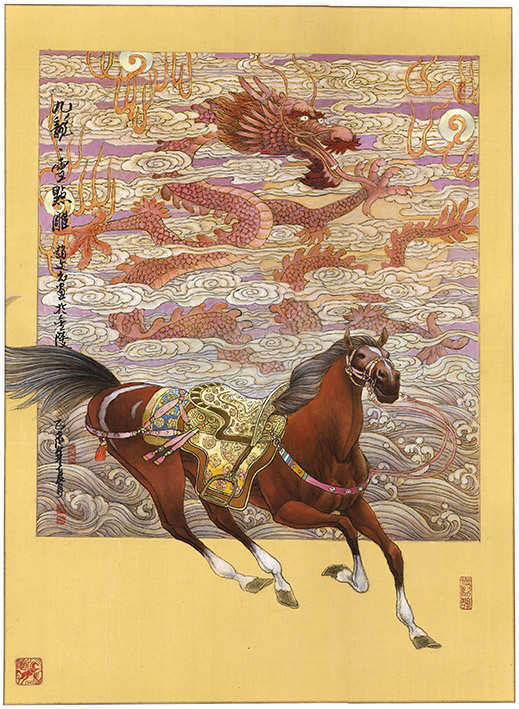 赵文元古代工笔组画作品集_cmx_九龙_中国