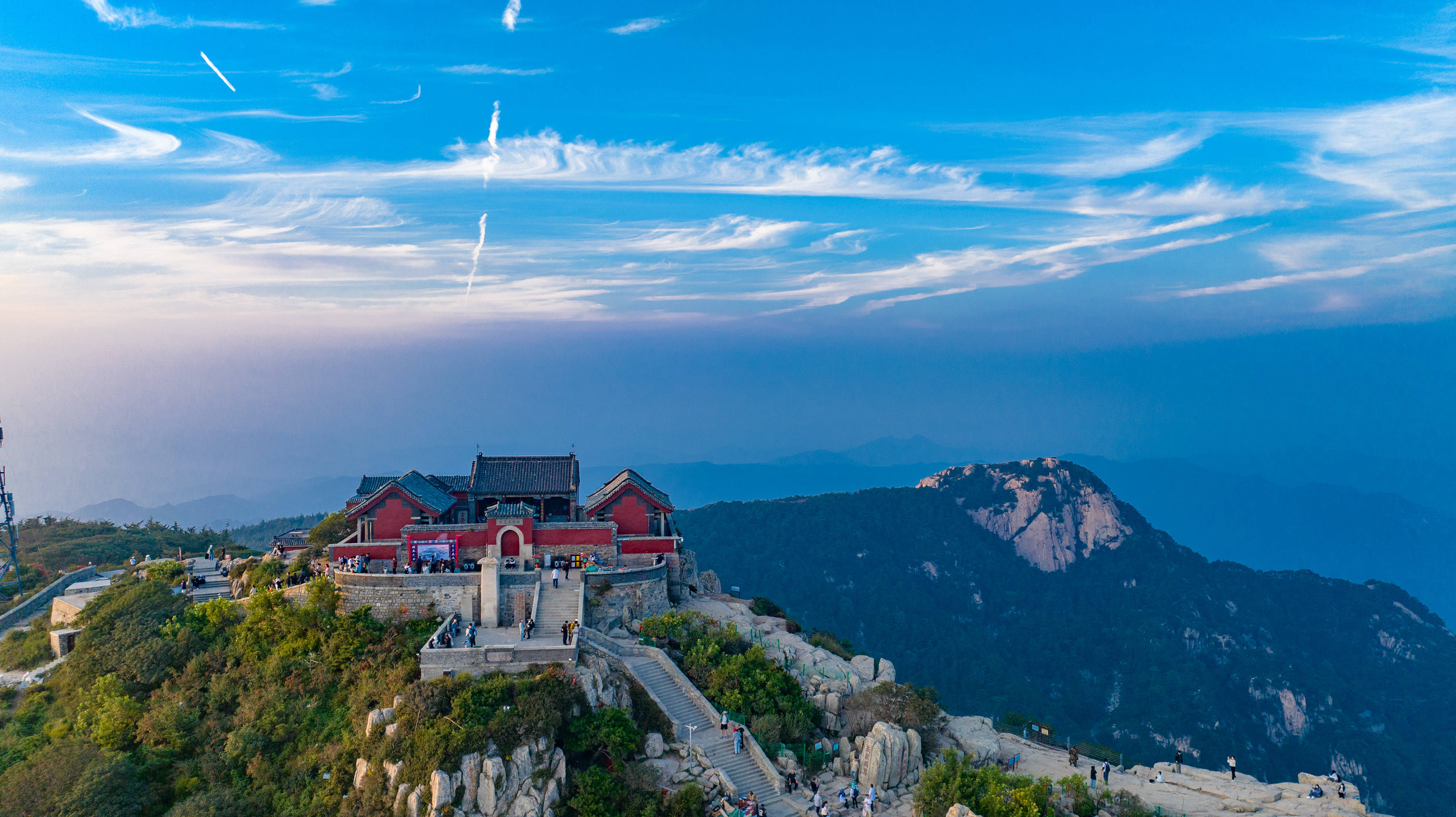 泰山景点 山顶图片