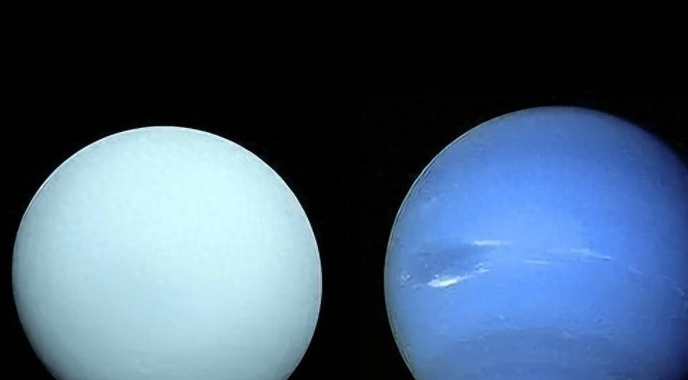 木星表面多是橘红色和白色，两极为何是蓝色的？天王星和海王星呢(图1)