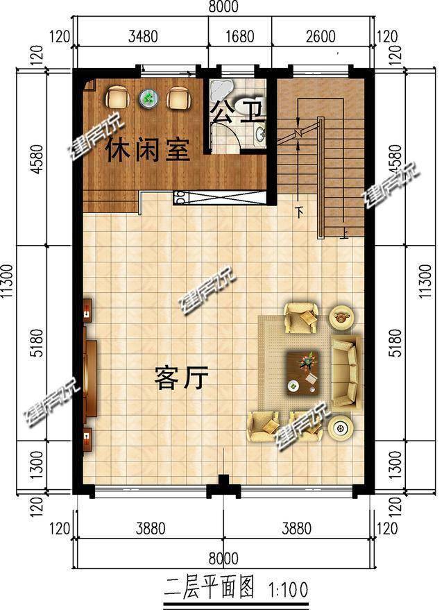 广东江门老板建面宽8米占地80平的别墅看看他是怎么做到的