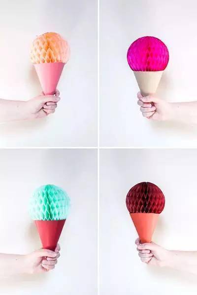 手工漂亮的冰激凌