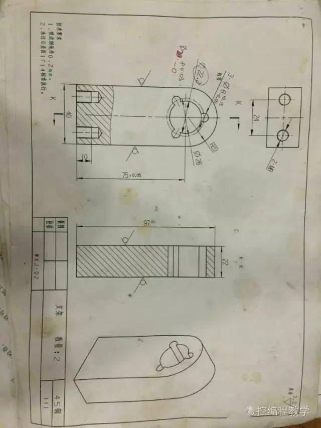 经典工艺数控加工图纸练手的时候到了