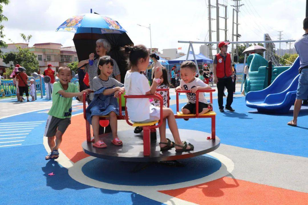 免费珠海这里首个大型公共儿童游乐场正式开园