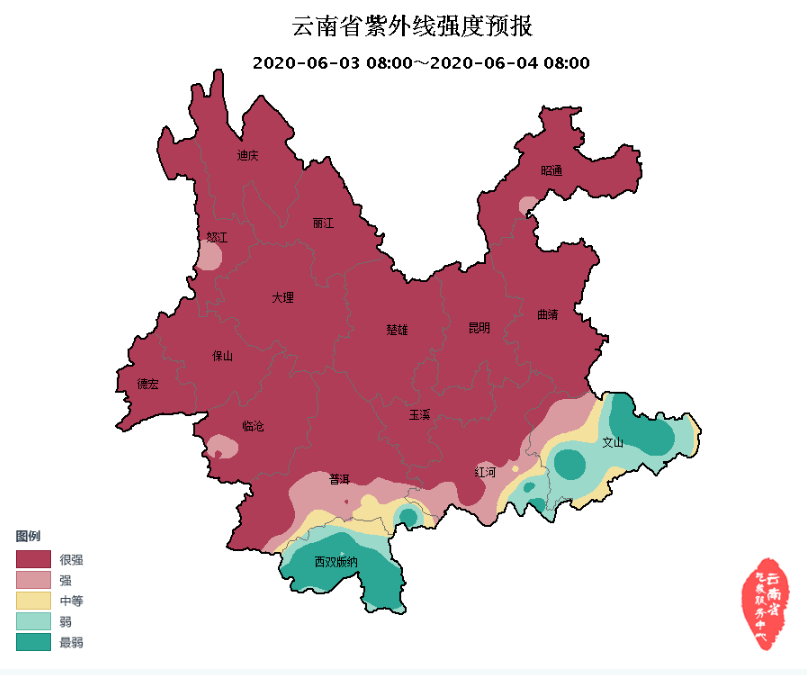 夏日炎炎似火烧,紫外线强度预报不能少