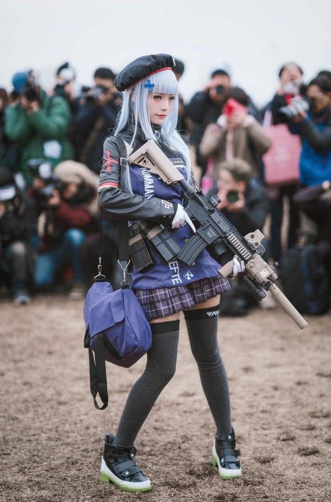 随时准备作战的hk416,指挥官,你有我在就足够了哦_cos