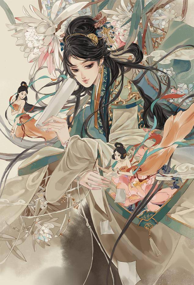 神仙古风插画伊吹五月古戈力等