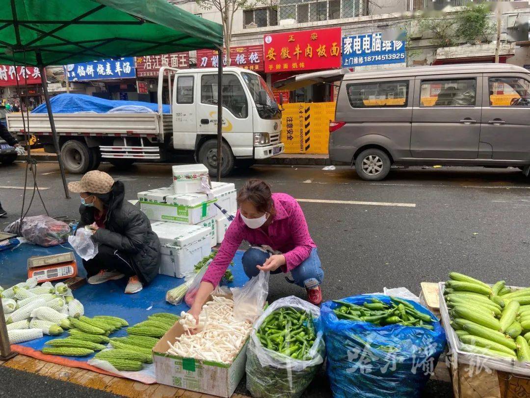 6个公园广场作为临时摊区疏导区