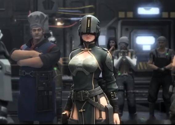 动漫灵笼机甲与怪兽的战斗很精彩但穿制服的小姐姐更可爱