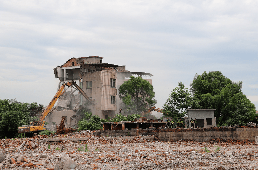 70多幢3层以上楼房面积达33万平方米堰头小微企业园拆迁工作全面完成