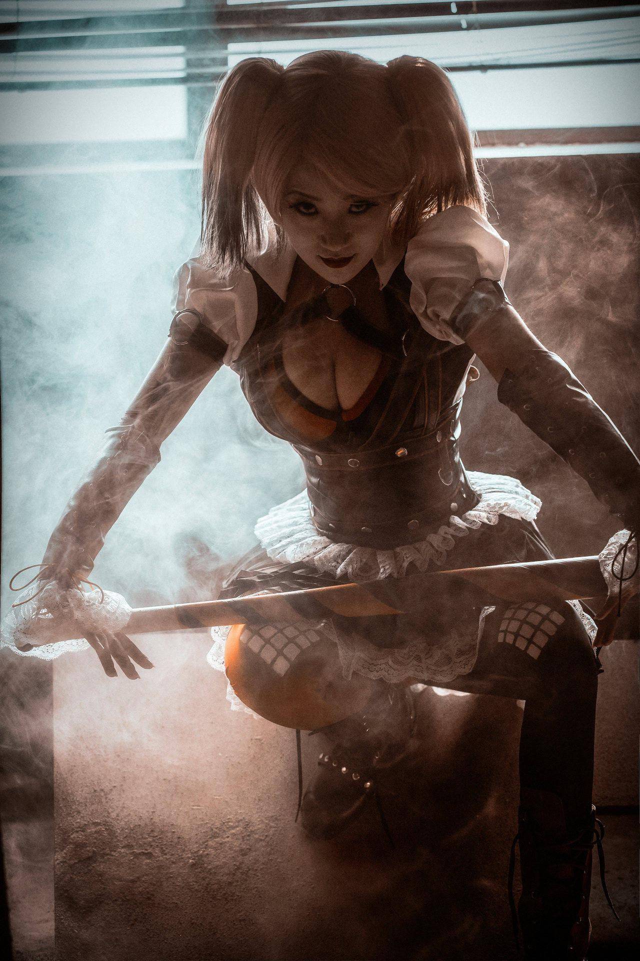 阿卡姆骑士小丑女cosplay