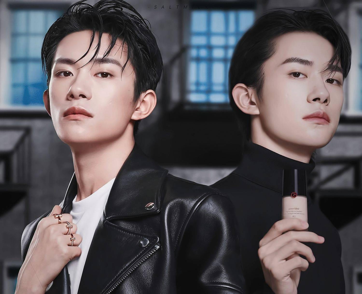 饭制易烊千玺双a大片王炸气场全开